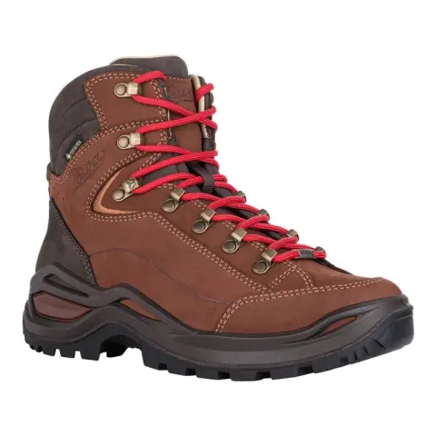 LOWA RENEGADE 100 GTX MID Ws Mahagony/Red