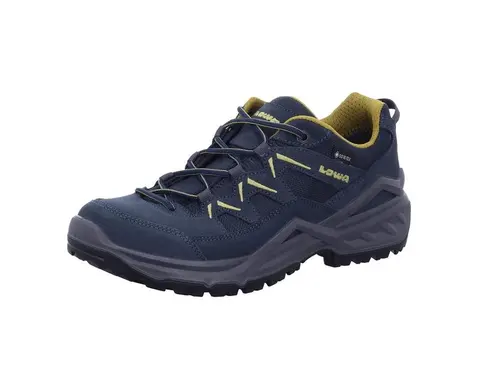 LOWA Sirkos Evo GTX LO Blue/Mustard